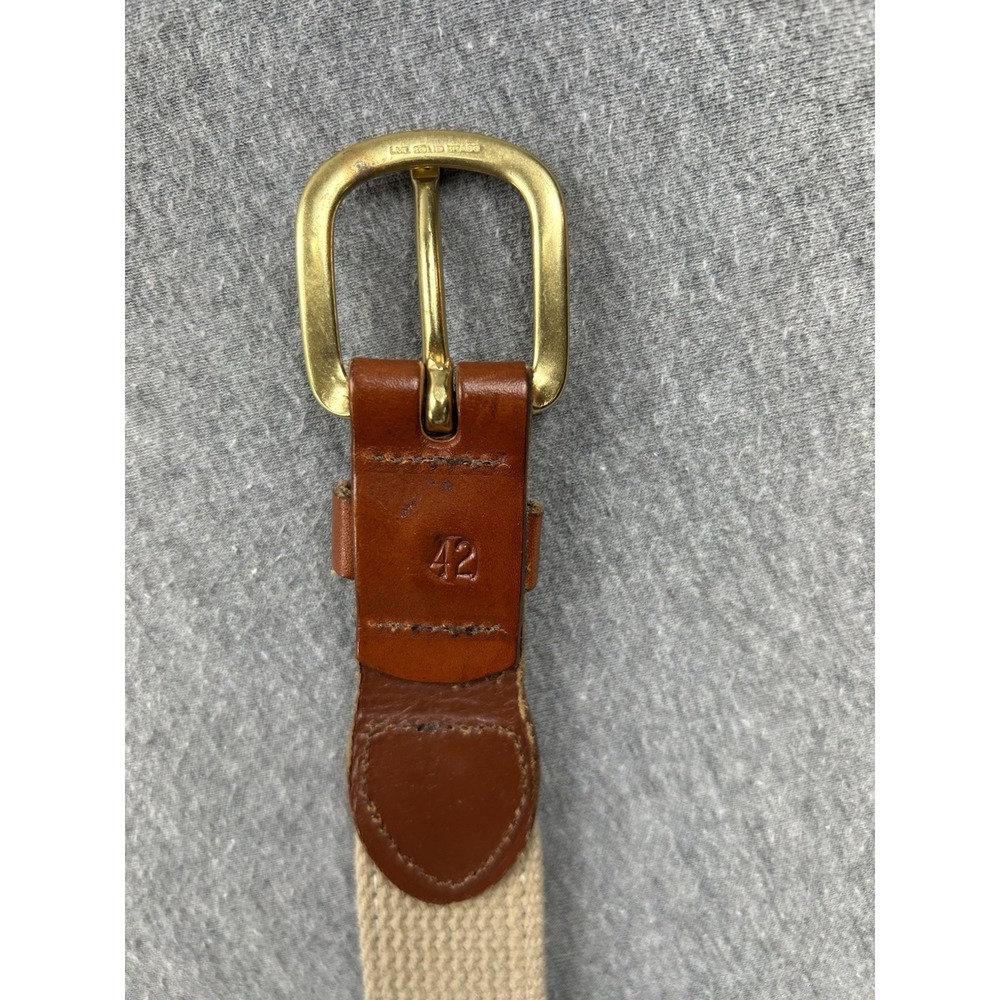 Leather Man Ltd World Wide Sportsman Canvas Belt‎ Blue Fish Men's 42 - Picture 6 of 10